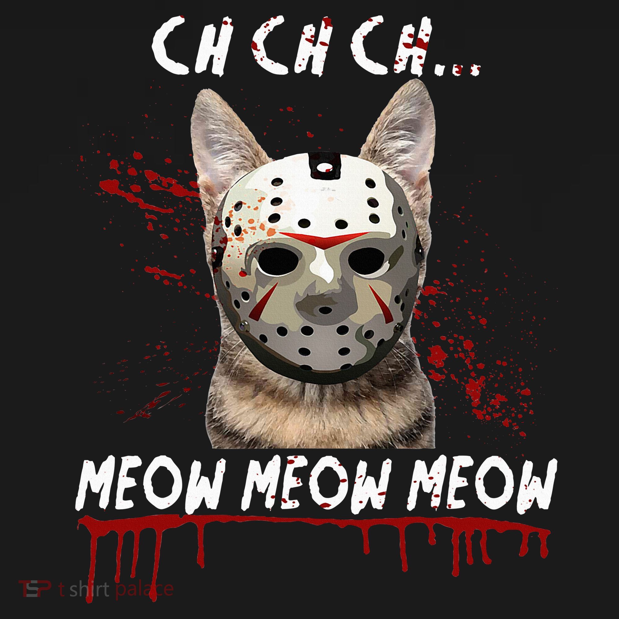 Ch Ch Ch Meow Meow Scary Friday Costume Halloween Cat Mousepad