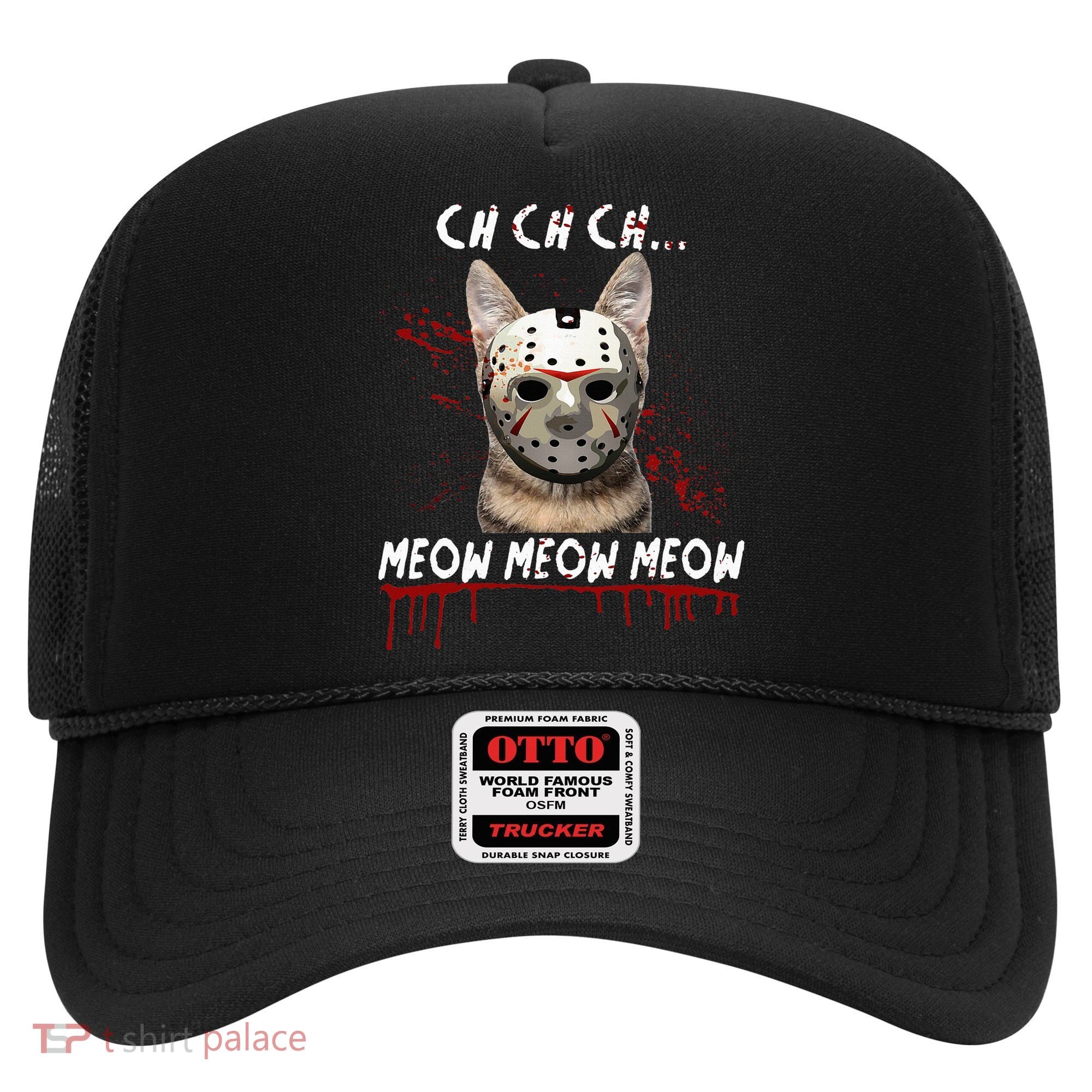 Ch Ch Ch Meow Meow Scary Friday Costume Halloween Cat Hat
