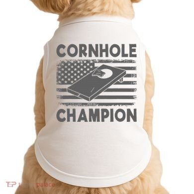 Cornhole Champion Cornhole Team Bean Bag Funny Cornhole Doggie Tank