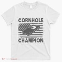 Cornhole Champion Cornhole Team Bean Bag Funny Cornhole T-Shirt thumb 0