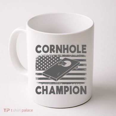 Cornhole Champion Cornhole Team Bean Bag Funny Cornhole Coffee Mug