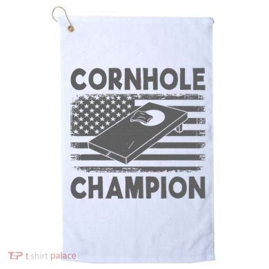 Cornhole Champion Cornhole Team Bean Bag Funny Cornhole Golf Towel