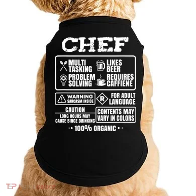 Chef Cooking Doggie Tank