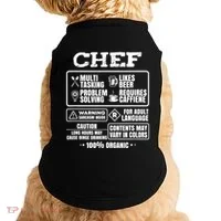 Chef Cooking Doggie Tank thumb 0