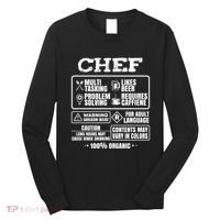 Chef Cooking Long Sleeve Shirt thumb 0