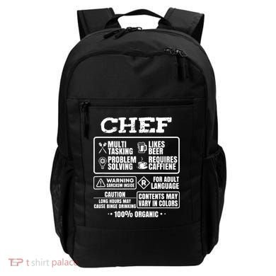 Chef Cooking Backpack