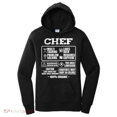 Chef Cooking Women's Hoodie