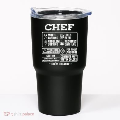 Chef Cooking Tumbler