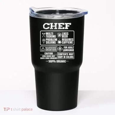 Chef Cooking Tumbler