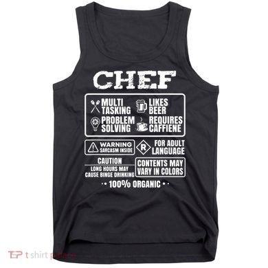 Chef Cooking Tank Top