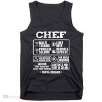 Chef Cooking Tank Top thumb 0