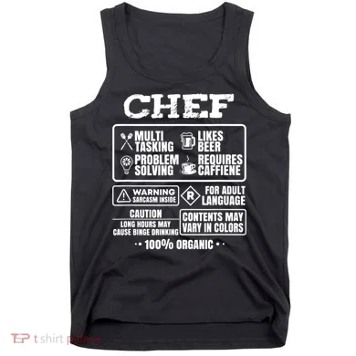 Chef Cooking Tank Top
