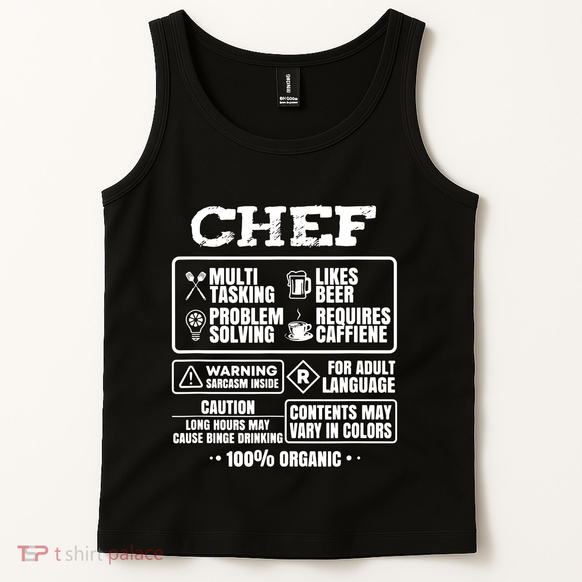 Chef Cooking Tank Top