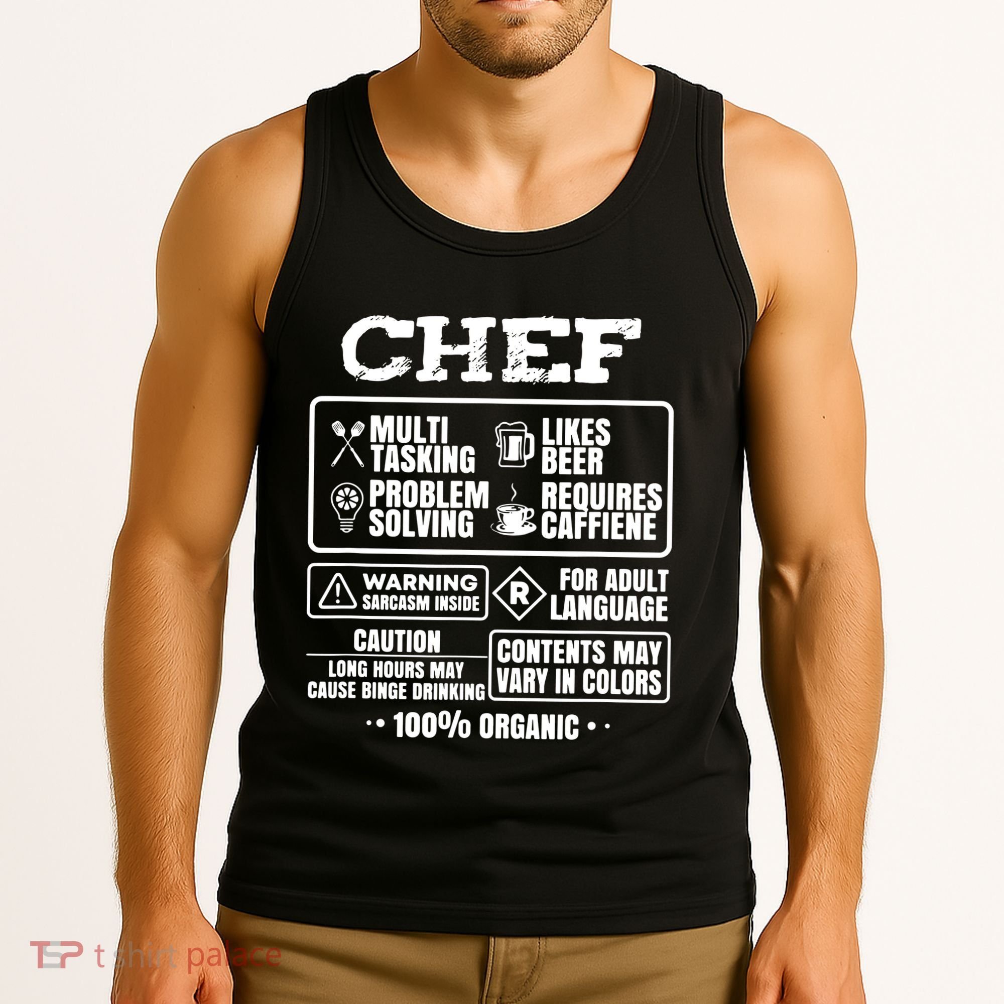 Chef Cooking Tank Top