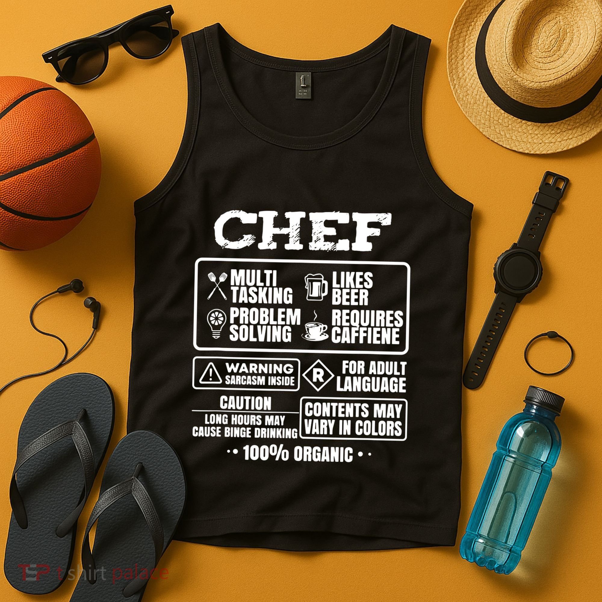 Chef Cooking Tank Top