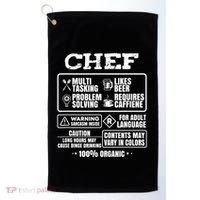 Chef Cooking Golf Towel thumb 0