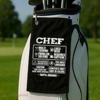 Chef Cooking Golf Towel thumb 2
