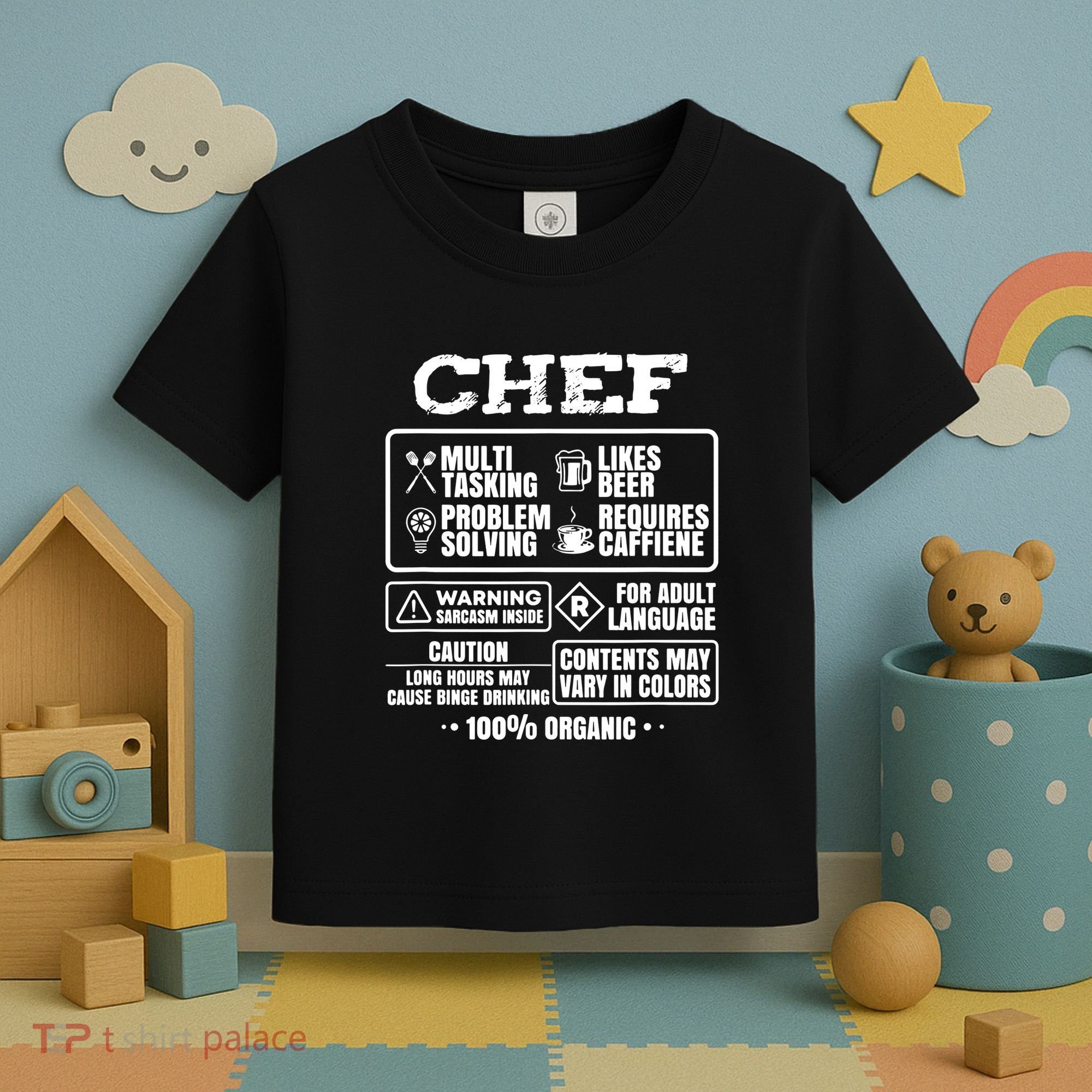 Chef Cooking Toddler T-Shirt