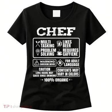 Chef Cooking Women's T-Shirt