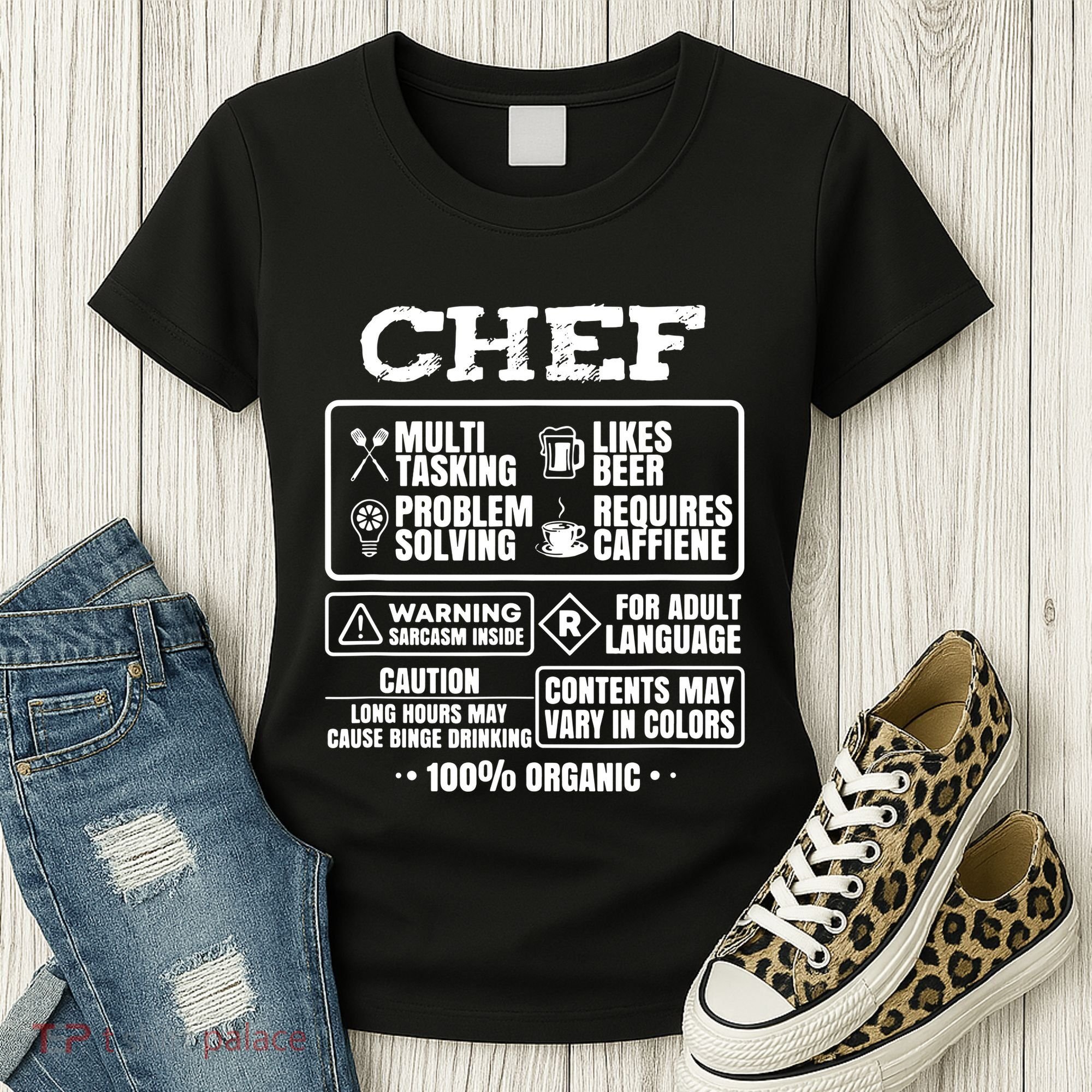 Chef Cooking Women's T-Shirt