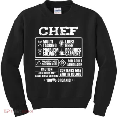 Chef Cooking Kids Sweatshirt