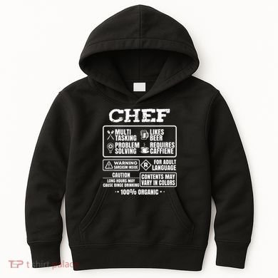 Chef Cooking Kids Hoodie