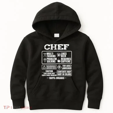 Chef Cooking Kids Hoodie