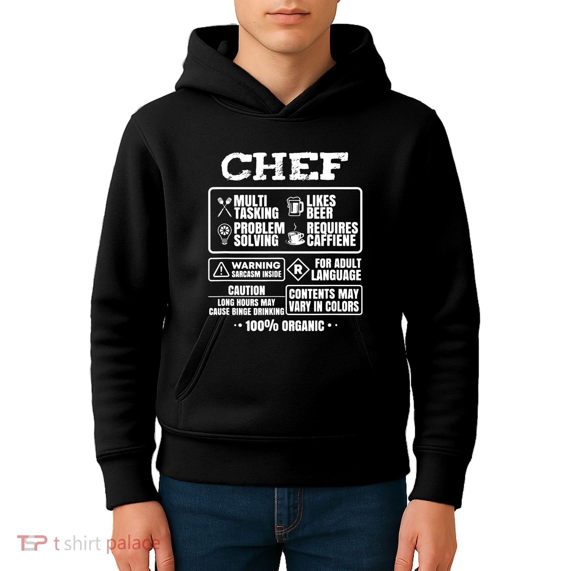 Chef Cooking Kids Hoodie