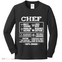 Chef Cooking Kids Long Sleeve Shirt thumb 0