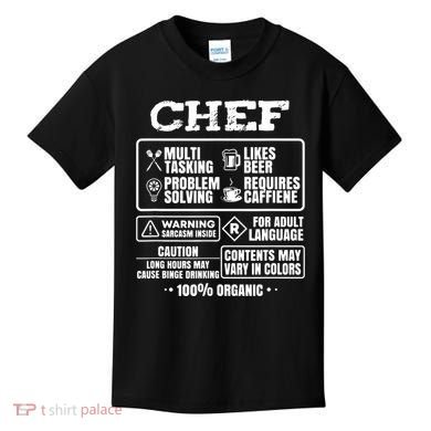 Chef Cooking Kids T-Shirt