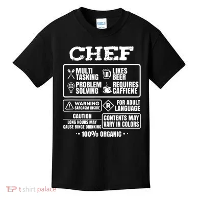 Chef Cooking Kids T-Shirt