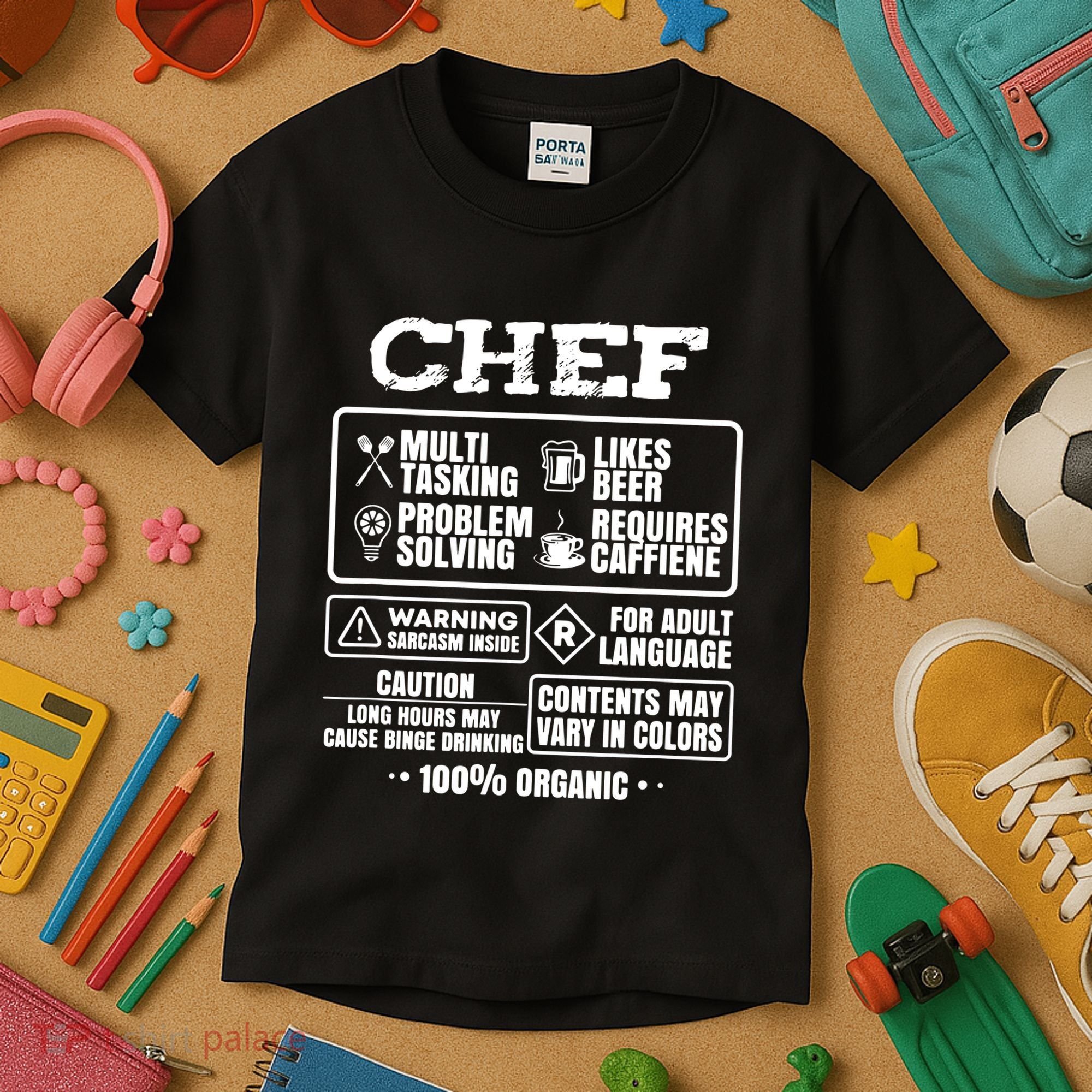 Chef Cooking Kids T-Shirt