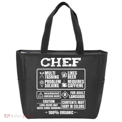 Chef Cooking Tote Bag