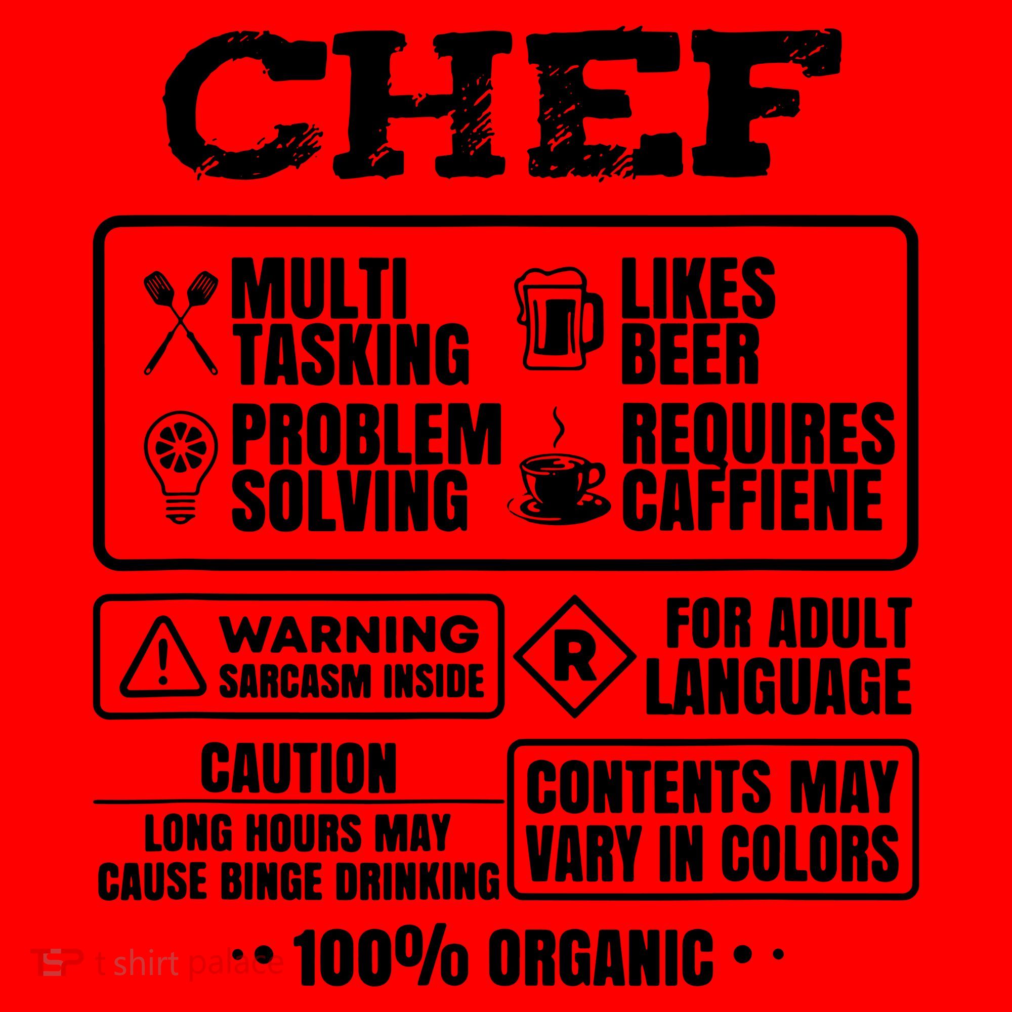 Chef Cooking Santa Hat