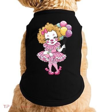 Cute Clowncore Coquette Aesthetic Clown Gift Doggie Tank