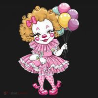 Cute Clowncore Coquette Aesthetic Clown Gift Bucket Hat thumb 4