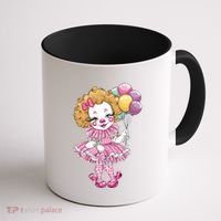 Cute Clowncore Coquette Aesthetic Clown Gift Coffee Mug thumb 1