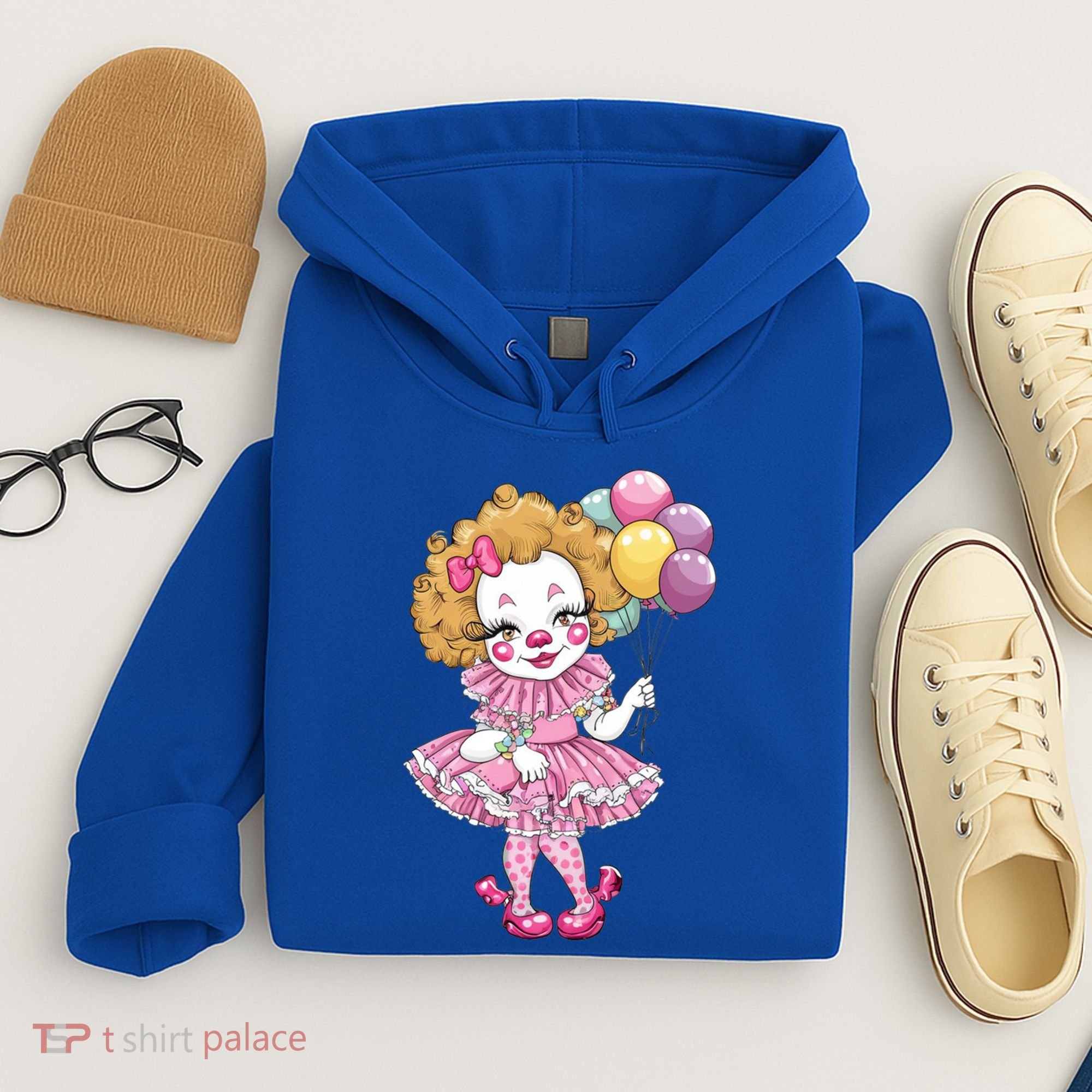 Cute Clowncore Coquette Aesthetic Clown Gift Hoodie