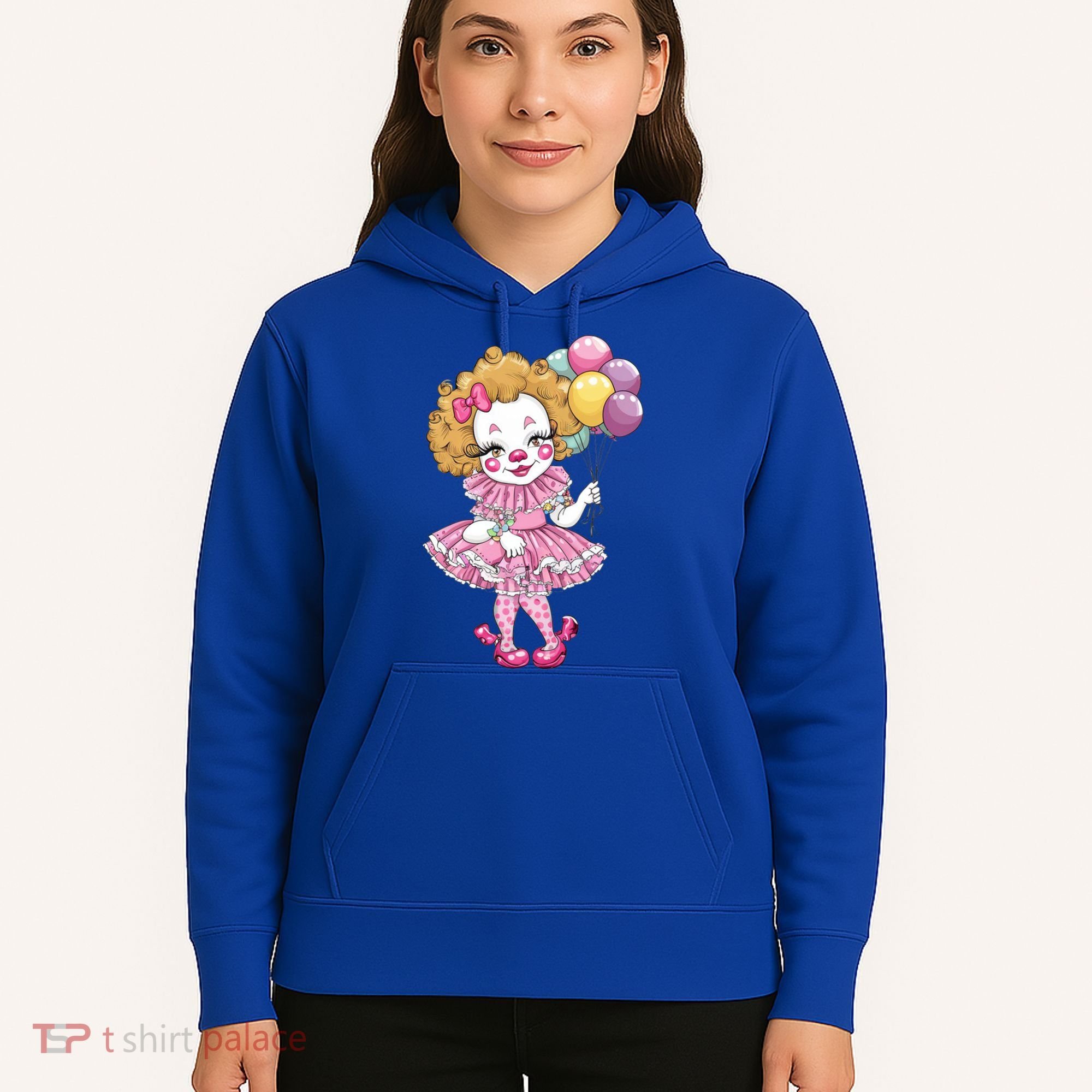 Cute Clowncore Coquette Aesthetic Clown Gift Hoodie