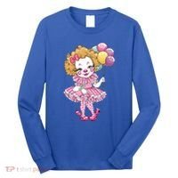 Cute Clowncore Coquette Aesthetic Clown Gift Long Sleeve Shirt thumb 0