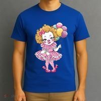 Cute Clowncore Coquette Aesthetic Clown Gift T-Shirt thumb 3