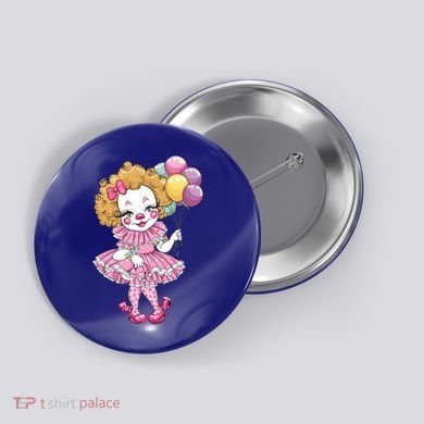 Cute Clowncore Coquette Aesthetic Clown Gift Button