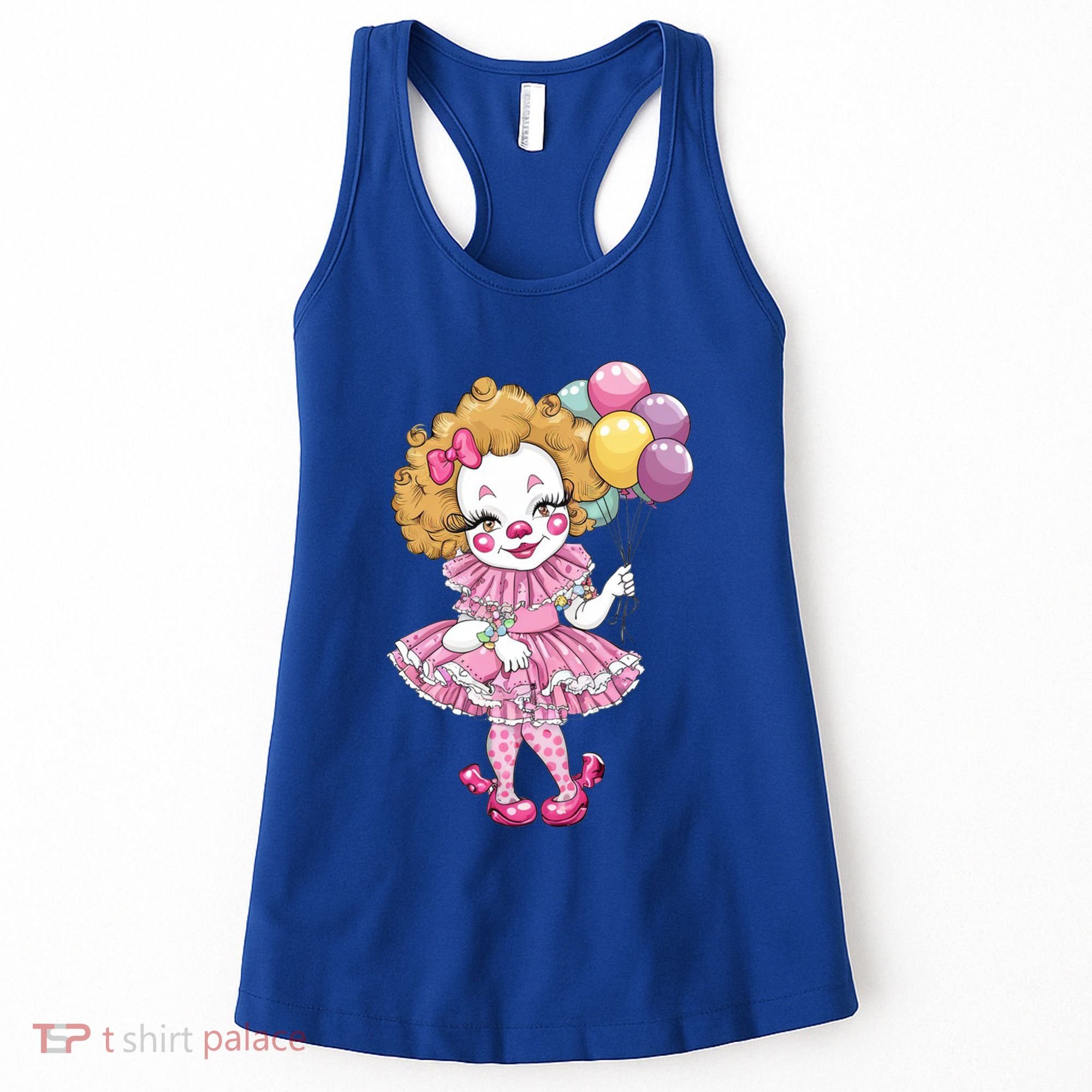 Cute Clowncore Coquette Aesthetic Clown Gift Women's Tank Top