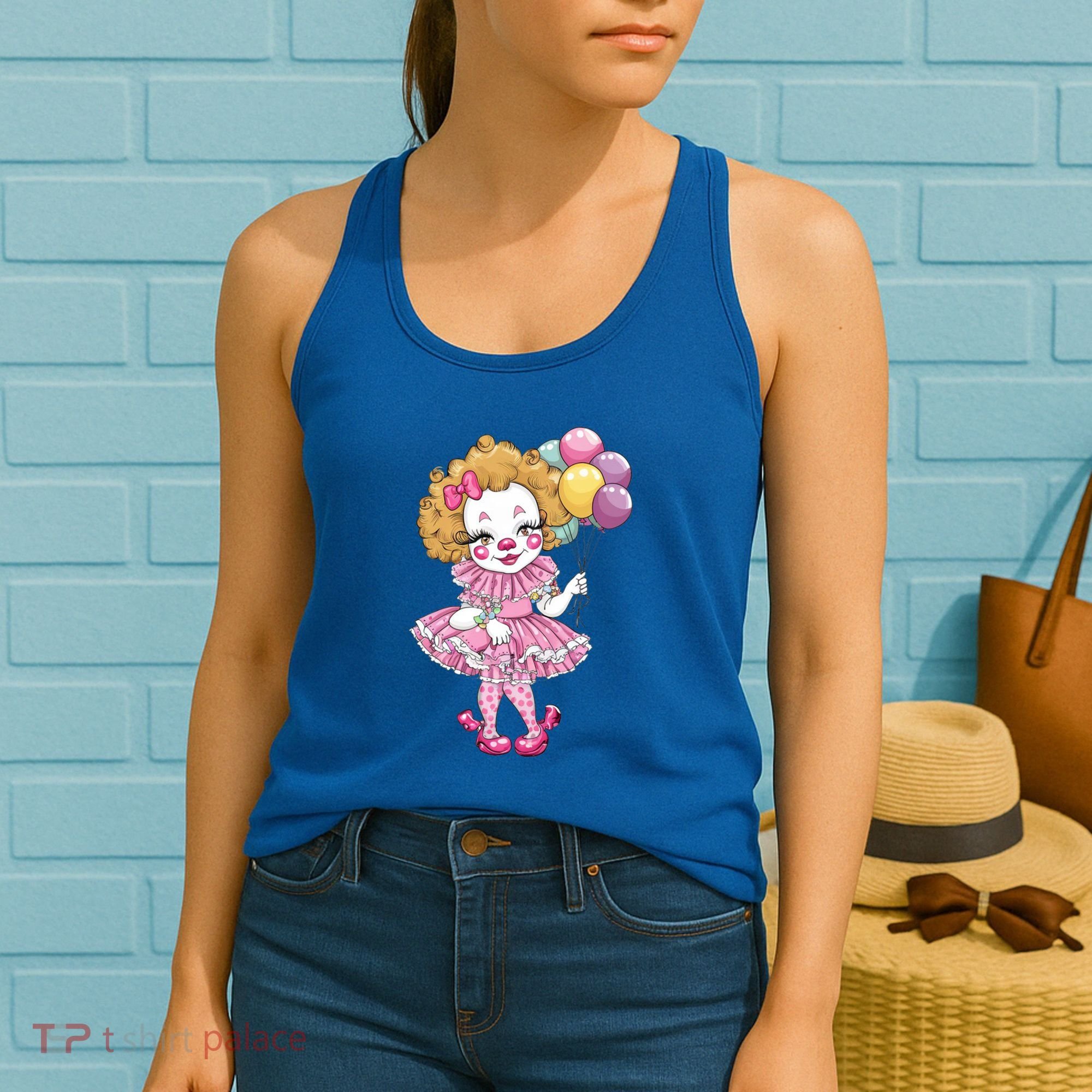 Cute Clowncore Coquette Aesthetic Clown Gift Women's Tank Top