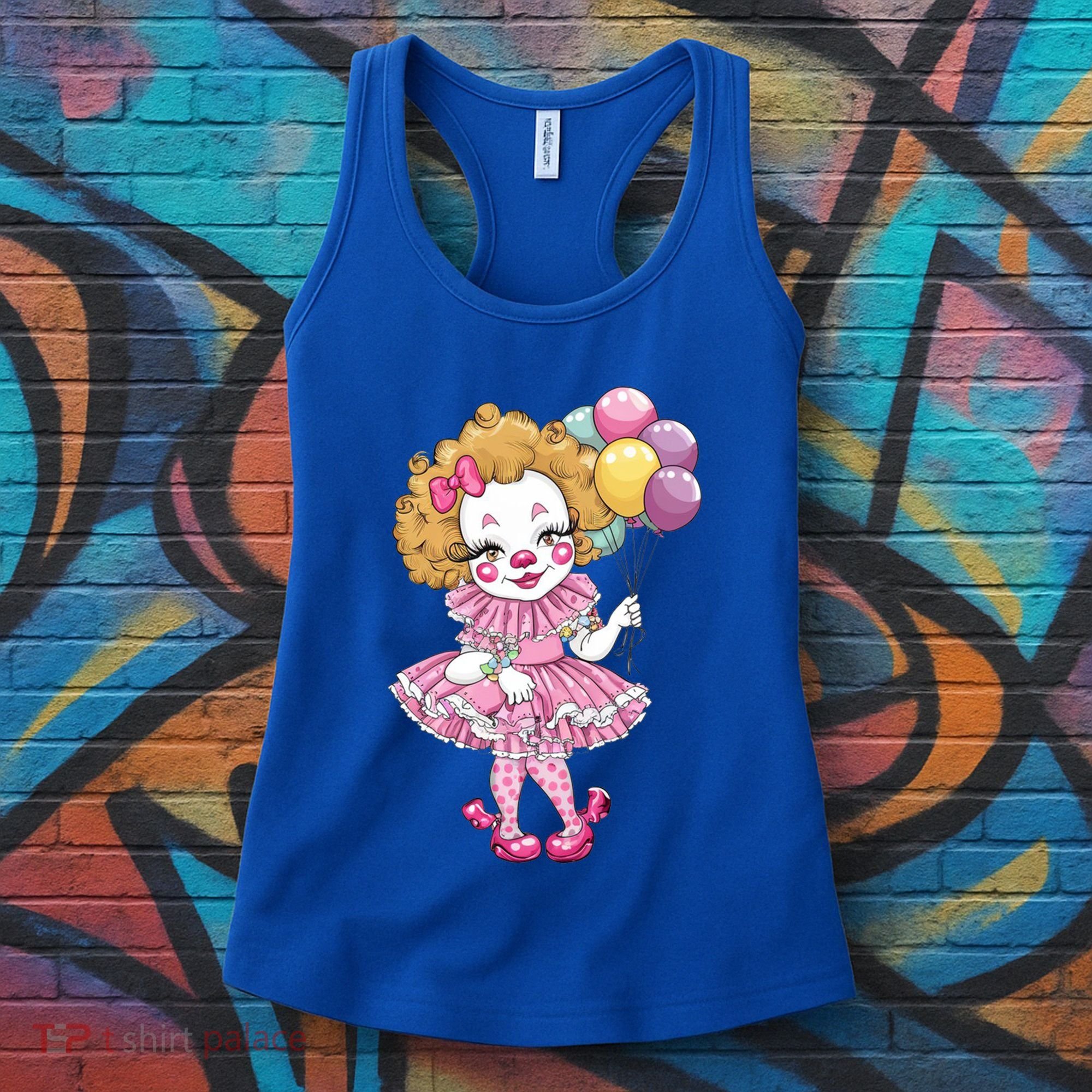 Cute Clowncore Coquette Aesthetic Clown Gift Women's Tank Top