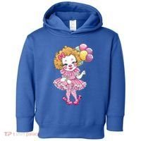 Cute Clowncore Coquette Aesthetic Clown Gift Toddler Hoodie thumb 0