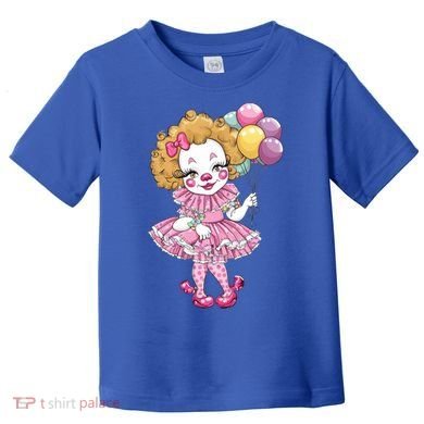 Cute Clowncore Coquette Aesthetic Clown Gift Toddler T-Shirt