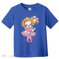 Cute Clowncore Coquette Aesthetic Clown Gift Toddler T-Shirt thumb 0