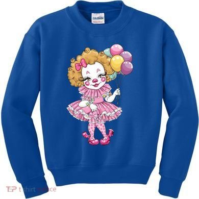 Cute Clowncore Coquette Aesthetic Clown Gift Kids Sweatshirt