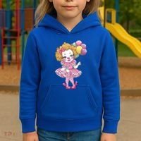 Cute Clowncore Coquette Aesthetic Clown Gift Kids Hoodie thumb 3